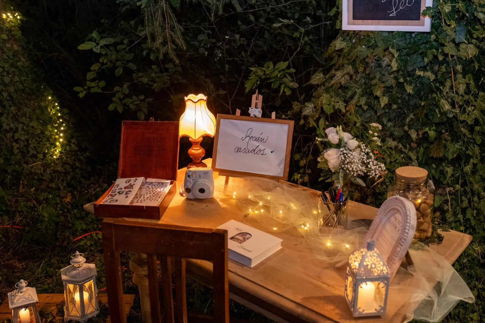 Angolo guestbook illuminato